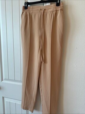 Nine West women’s Drawstring Casual Pants in Camel Tan